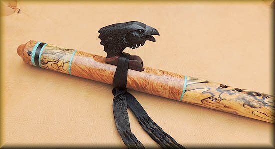 ebony-carved raven-spaltedd maple-flute-by jp-gomez-013.jpg (31242 bytes)